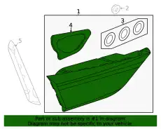 Фонарь задний VAG 83A945093B