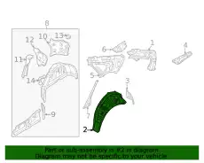 Подкрылок VAG 561809412A