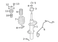 VORDERFEDER 31658695 VOLVO