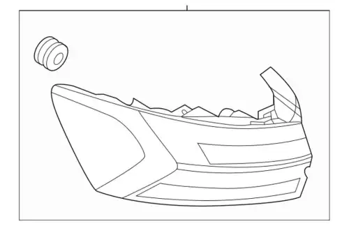 Фара противотуманная VAG 17A945096A