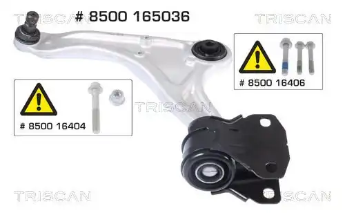Рычаг подвески TRISCAN 8500165036
