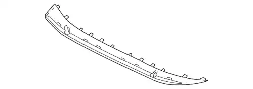 Спойлер, грунтован. 8W0807717BGRU VAG