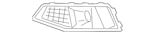 Решетка бампера VAG 8W0807682BAFUQ