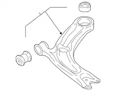 Рычаг подвески VAG 5QM407152B
