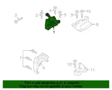 Подушка крепления двигателя VAG 5WA199262E