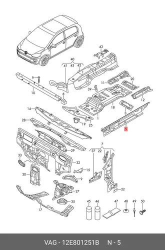 Порог 12E801251B VAG
