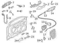 ЗАМОК ДВЕРИ 5TB837016C VAG