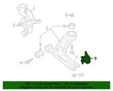 Шаровая опора VAG 5QM407365A