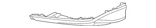 Спойлер, грунтован. 83A807548GRU VAG
