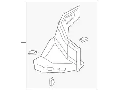 Cпойлер колеса 8W0853888M VAG