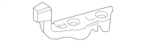 8W0807284E Кронштейн бампера переднего правый VAG