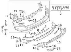 Световозвращатель 83A945105 VAG