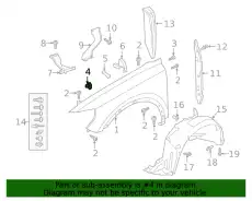 Шумоизоляция 83A864760A VAG