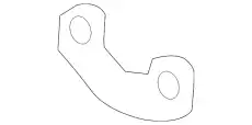  Подкладная пластина 8W0407357 VAG