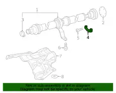  Подкладная пластина 8W0407357 VAG