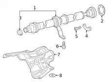  Подкладная пластина 8W0407357 VAG
