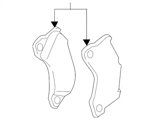 Тормозные колодки дисковые PORSCHE 95B698151AC