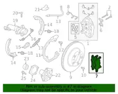 Тормозные колодки дисковые PORSCHE 971698451J