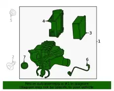 Air filter housing 992129568 PORSCHE