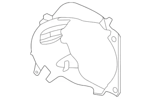 Air guide 992121334 PORSCHE