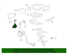 Bracket for camera 992857117 PORSCHE