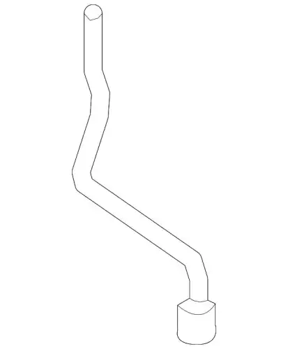 Breather line 9A7122447 PORSCHE