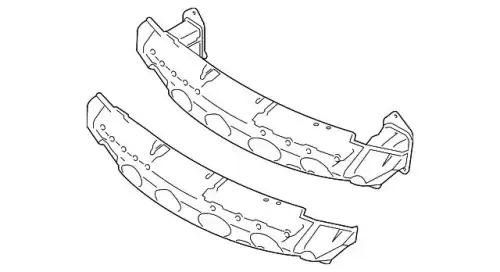 Bumper reinforcement 99150594300 PORSCHE