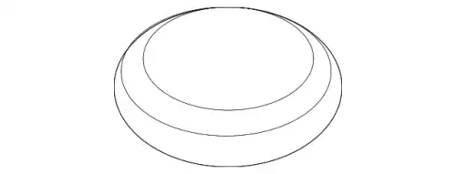 Concave washer 9P1412103 PORSCHE