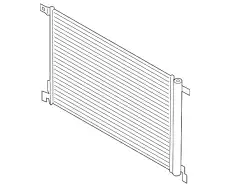 Condenser PAB81641150 PORSCHE