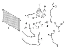 Condenser PAB81641150 PORSCHE