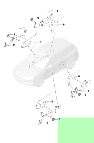 PAB95979300 Блок управления PORSCHE