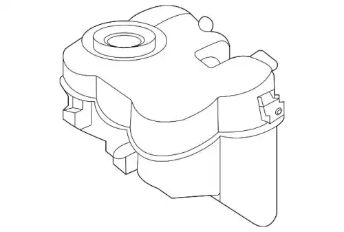 Coolant expansion tank 95B121407A PORSCHE