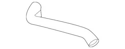 Coolant hose 992121612A PORSCHE