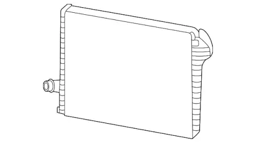 Cooler for coolant 992121252 PORSCHE
