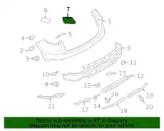 Foam part 9Y0807574 PORSCHE