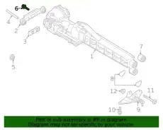 Hexagon bolt PAF008637 PORSCHE