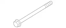 Hexagon head bolt PAF008155 PORSCHE