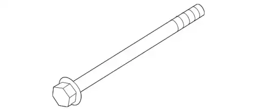 Hexagon head bolt PAF008155 PORSCHE