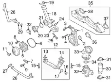 Hexagon head bolt PAF008158 PORSCHE
