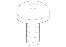 Hexagon socket head bolt PAF911883 PORSCHE