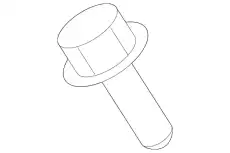 Hexagon-head bolt 95810653200 PORSCHE