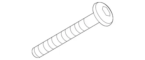 Hexagon-head bolt PAF10063604 PORSCHE