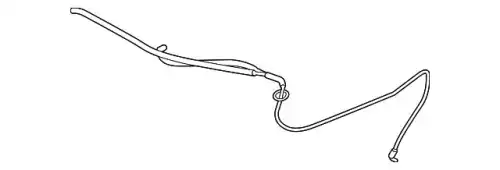 Hose line for washer water 992955667A PORSCHE