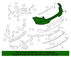 Lining Prime coated 95B807421LG2X PORSCHE