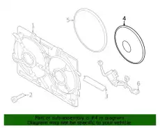 Radiator fan 9A795945517 PORSCHE