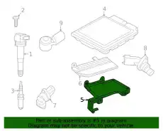 Retainer for control units 992907645B PORSCHE
