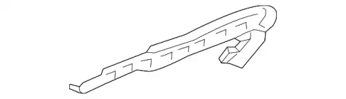 982854943A retaining strip PORSCHE