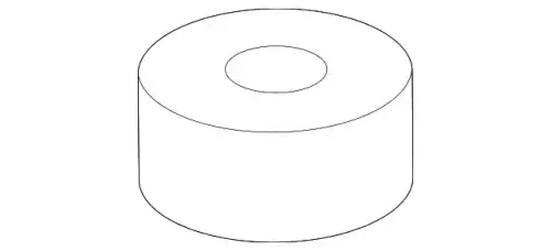 Rubber bush 992121425 PORSCHE