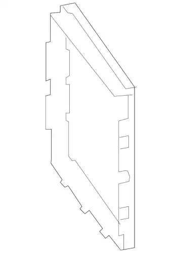 Sealing frame 992820860 PORSCHE