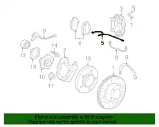 sender wire (pad wear indi 99761277002 PORSCHE